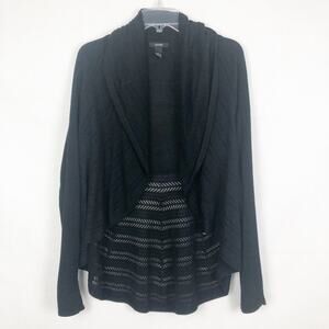 Alfani Women's Black Open Front Cardigan Size Small